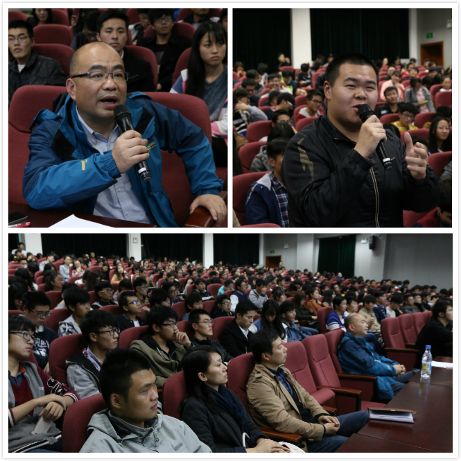 苏州大学钱培德教授应邀同我院新生漫谈成功之道